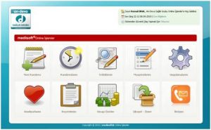 mediweb arayüz ekranı